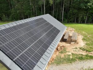 10 kW saules paneļu sistēma